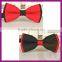 2016 wholesale colored fashion polyester men silk bow tie