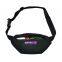 Customize Unisex Bright Durable 2 Pockets Crossbody Bag Outdoor Hiking Jogging Running Waist Bag Insulated Neoprene Fanny Pack