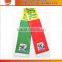 promotion printed Spain sport fan scarf,club scarf