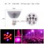 E27 LED Grow Light Lamp Bulb 7Red 2Blue Energy Saving for Flower Plant Hydroponics System Indoor Vegetable Greenhouse AC85~265