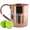 Solid Copper Mugs 16oz Large Authentic Unlined Moscow Mule Copper Mug by Solid Copper Mugs