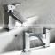 Modern Chrome Bathroom Basin Sink Mixer Tap Bath Lever Handle Filler Taps