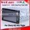 Wecaro Android 4.4.4 WIFI 3G car gps navigation for Chery A3 car dvd player android with bluetooth