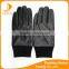 Men's wool knit cuff leather gloves with cashmere lining
