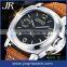 top brand luxury hand winding chronograph Genuine leather brand watches men watches men luxury brand automatic