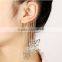 YiWu Factory Direct Rhinestone Rivet Punk Style Ear Cuff Gold Earrings Jewelry