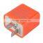 12V 2 Pin Adjustable Frequency LED Flasher Relay Motorcycle Turn Signal Indicator Motorbike fix Blinker Indicator