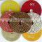 Wet diamond polishing pad for Grabite