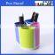 Customized Desktop Assemble Colored PS Plastic Pen Holder
