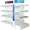 Glass And Metal Material Cosmetic Display Shelf