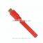 Flat red hdmi cable with 5m/17ft, high data transfer speed and quality HDMI M/M 1.4 cable for computer/HDTV/MONITOR/PROJECTOR