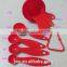 Eye catching bright red plastic measuring scoop made in Guangdong