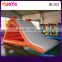 inflatable float water slide, slide type pvc tarpaulin water sport games, floating water slide