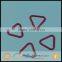 Nylon coated triangle ring for underwear