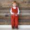 Boys Infant or Toddler Fall Brown Corduroy Longall Jon Jon Overall Appliqued