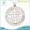 Meaningful round coin pendant ,coin design jewelry