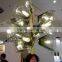 Black Glass Flower Pendant Lights for Bedroom Lighting