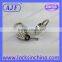 Heart Shaped Silver Rhinestone lock and key