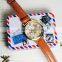 Wrist watch, Women watch, Leather Watch,Map watch,