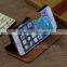 2015 New design hot novel leather case for iphone 6,leather flip wallet case for iphone 6,leather cell phone case