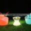 hot selling led plastic sofa design furniture outdoor furniture in china