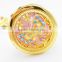 new product makeup cosmetic shining golden pocket mirror