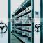 Mobile Racking System Large storage capacity manual mass office library compact file shelf