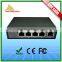 60W 10/100/1000Mbps 4 port POE Switch and 1port Ethernet 15.4 W power supply 1 Uplink