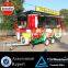 2015 hot sales best quality electric food cart petrol food cart mobile fast food cart