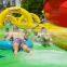 2015 commercial inflatable Double Lane Slip Slide