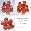 202 Ct Orange Star Sapphire 6 Rays Lab Created Stone