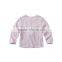 DK0033 dave bella 2015 autumn 100% cotton girls boutique outfits children's clothes girls T-shirt child cotton blouse
