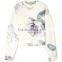 Custom dye sublimation usa crop wholesale camo hoodie sweatshirts