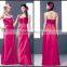 2015 Sweetheart Floor Length Hot Pink Wedding Reception Dresses Made To Order Bridesmaid Dresses China HA-136