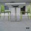 artificial stone solid surface table cafe table chair set