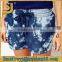 Fashion five pocket denim printed board tie dye denim shorts