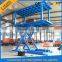used home garage two cars use hydraulic double scissor lift table