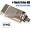 Timiya 3in1 mobile iFlash Driver Micro usb/ 8Pin USB 2.0 i-Flash Driver for iPhone for Android Smartphones