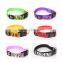 Factory Wholesale Zebra Night Flashing LED Dog Collars