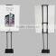 wholesale advertising adjustable height easel iron stand