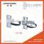 T shape decorative shelf support brackets glass holding clips