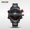 WEIDE 2309B New Arrival 2015 Full Stainless Steel Big Dial, led brand men wrist watch