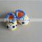factory OEM order Hand crochet minions kids shoes indoor wool material