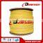 8 strands yellow polepropylene rope nylon braid polyamide multifilament rope