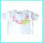 Delicate embroider bodysuit with necklace pattern for baby girl, fashion style carter romper