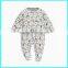 Factory sale baby footie outfits cotton baby footed pajamas baby rompers wholesale