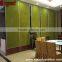 electronic automatic operable wall partition with door