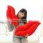 creative lovely ot-selling style sexy big size 50 and 60 cm rose red lip plush back pillow cushion