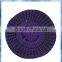 purple and black popcorn knit women beret