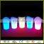 LED Lighting Colorful bar beer cooler plastic led illuminated tin ice bucket